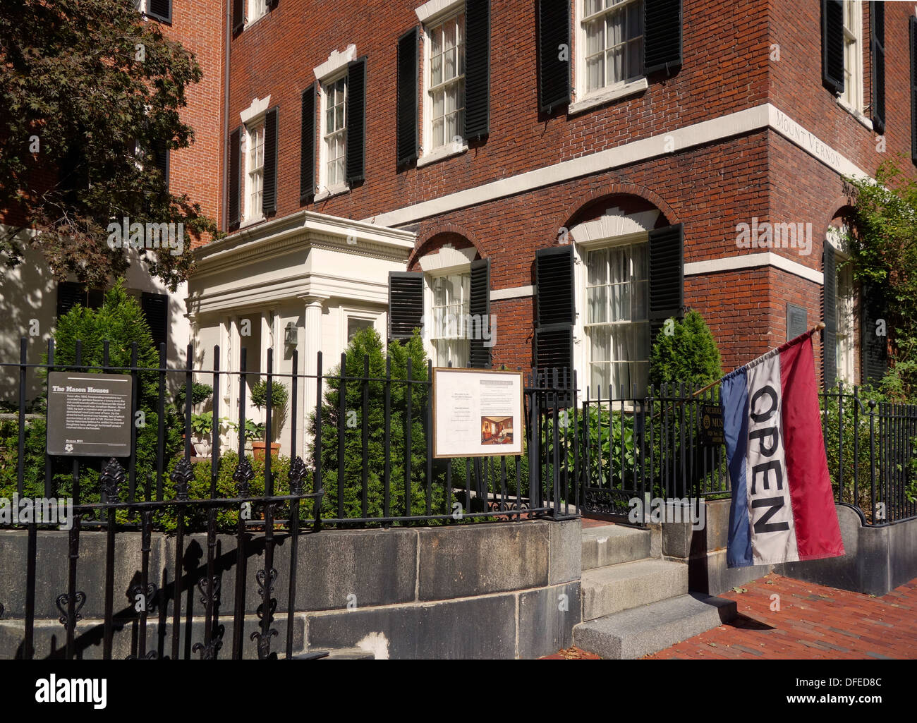 Nichols house museum in Beacon Hill Boston MA Stock Photo Alamy