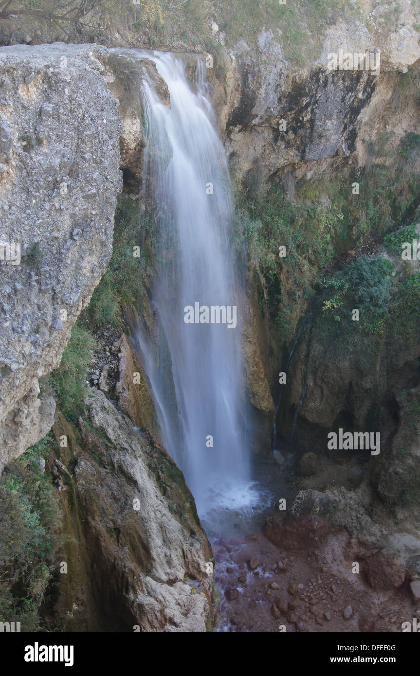 Waterfall in Arslanbob, Kyrgyzstan Stock Photo