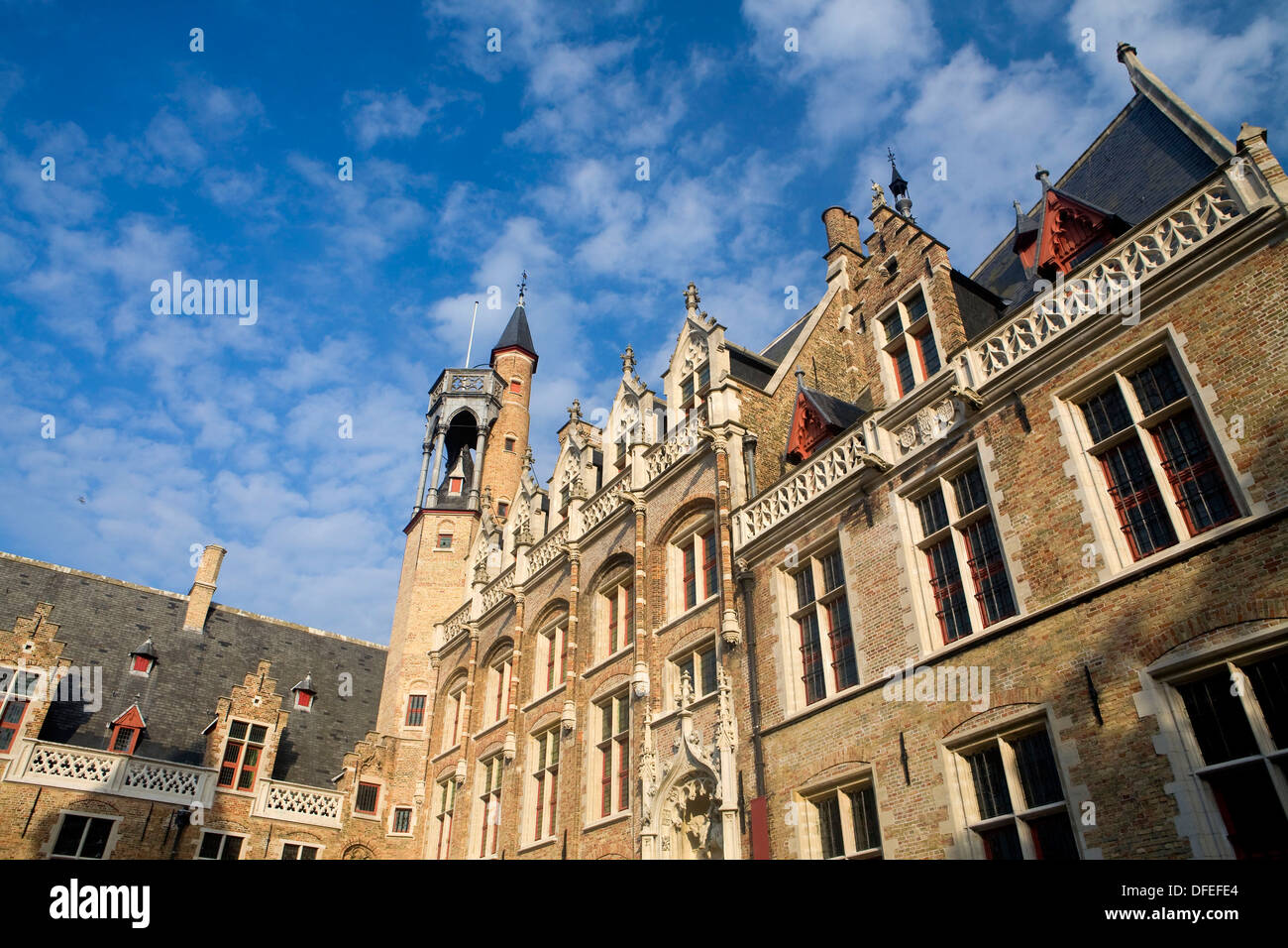 Gruuthuse Museum, in the medieval town of Brugge, listed World Heritage Site by UNESCO  Flanders  Belgium Stock Photo