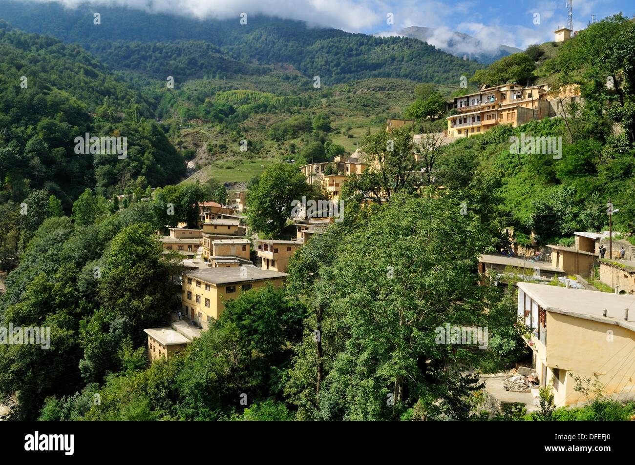 mountainvillage Masuleh, Gilan Province, Iran, Asia Stock Photo