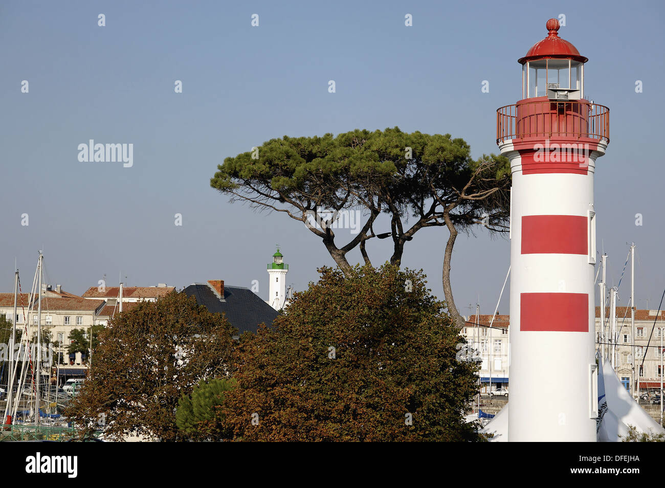 The city of La Rochelle. Fortified port and harbour on the Atlantic