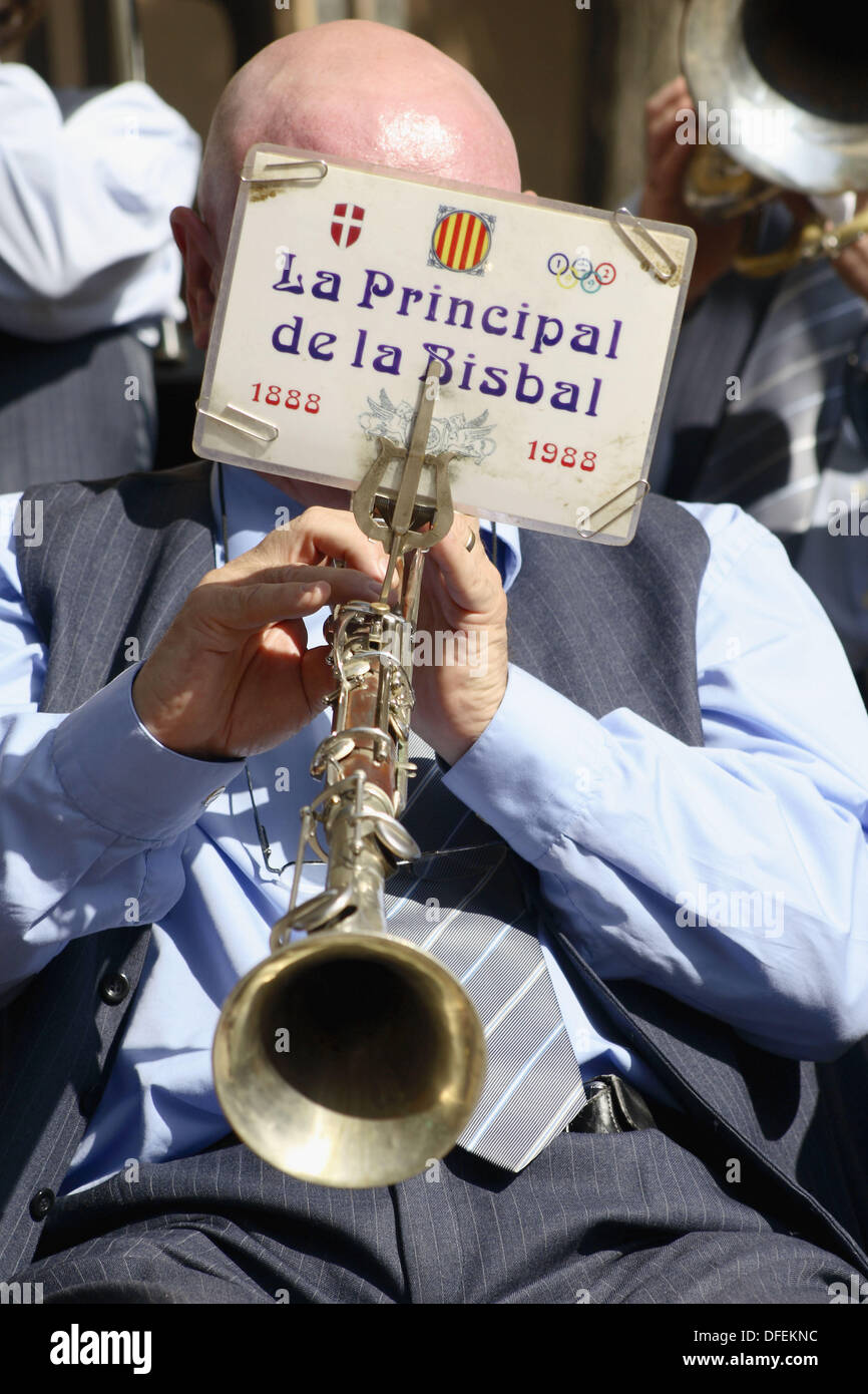 Tenora typical Catalan shawm Stock Photo Alamy
