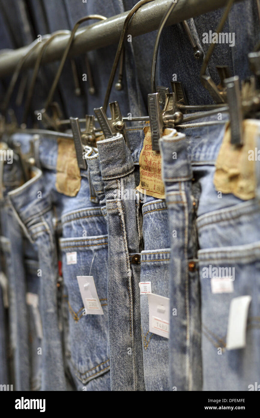 Jeans at Chatuchak Weekend Market, Bangkok, Thailand, Southeast Asia Stock  Photo - Alamy