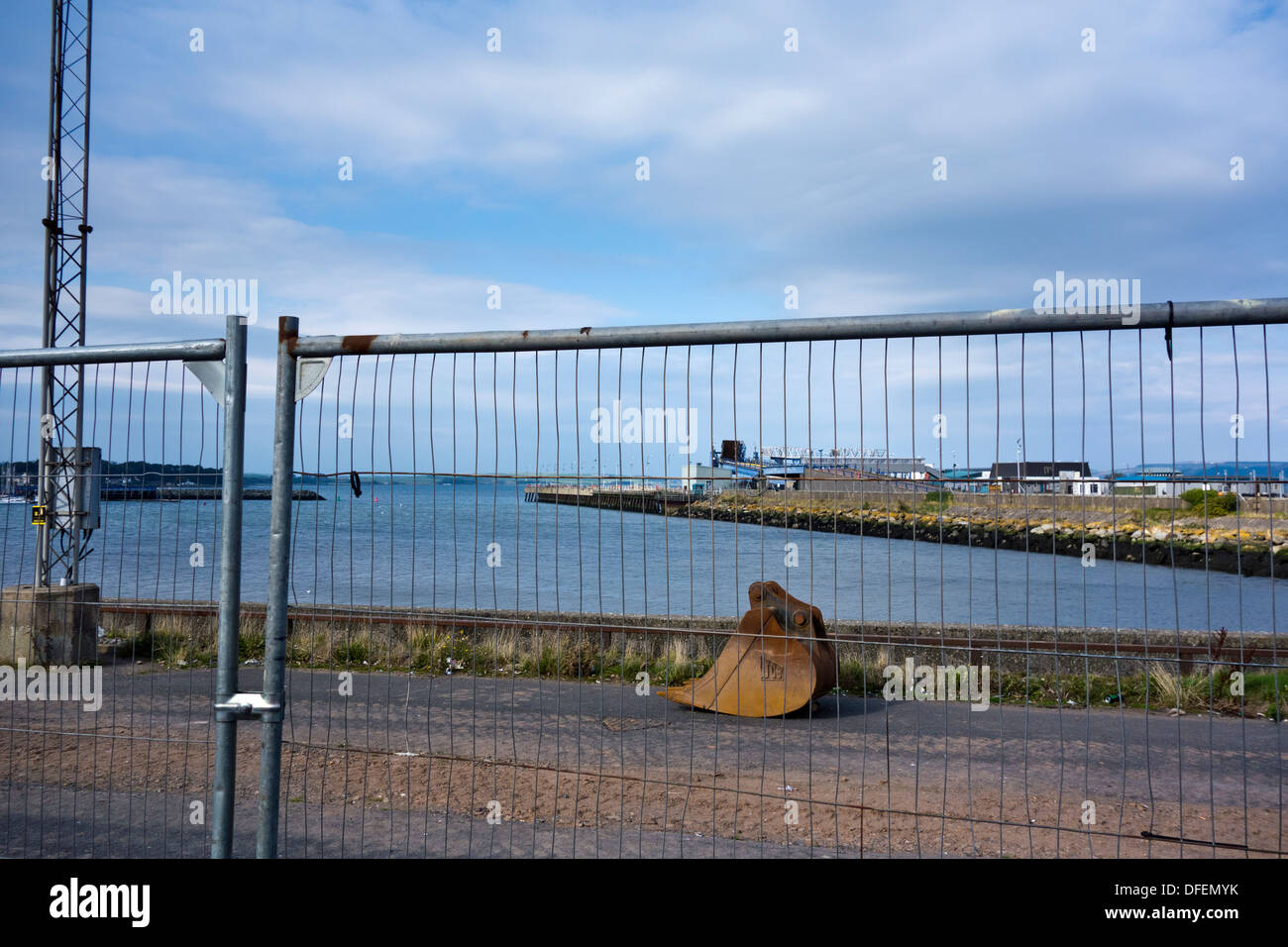 Closed old ferry port Stranraer Stock Photo