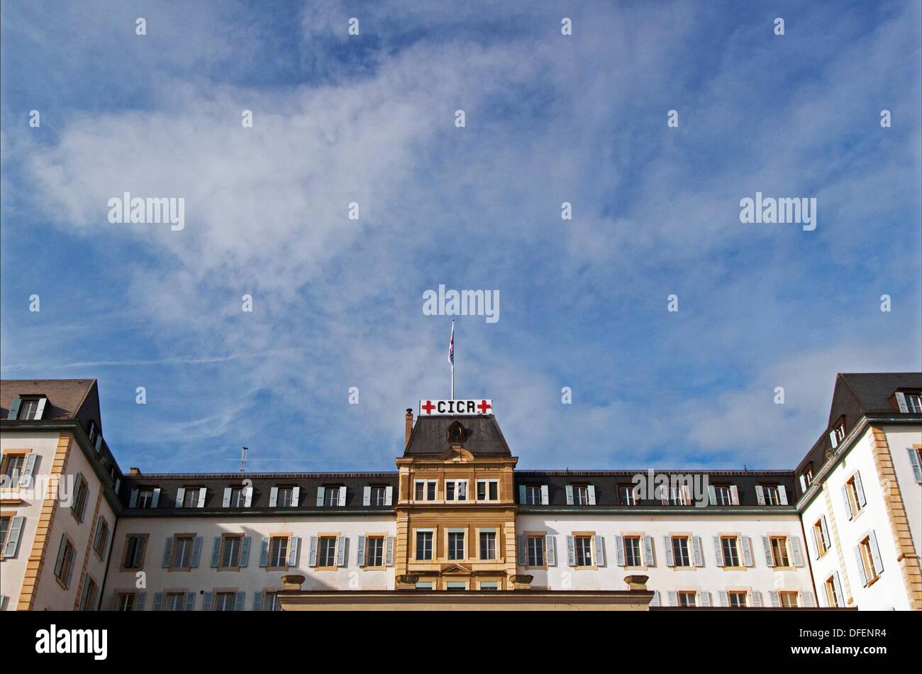 Red Cross Organization Headquarters Geneva Switzerland Stock Photo