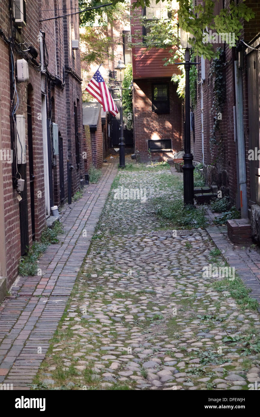 Beacon Hill Boston MA Stock Photo