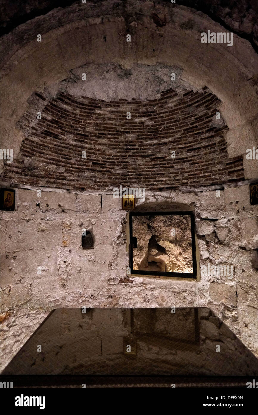 Chapel of adam calvary hi-res stock photography and images - Alamy