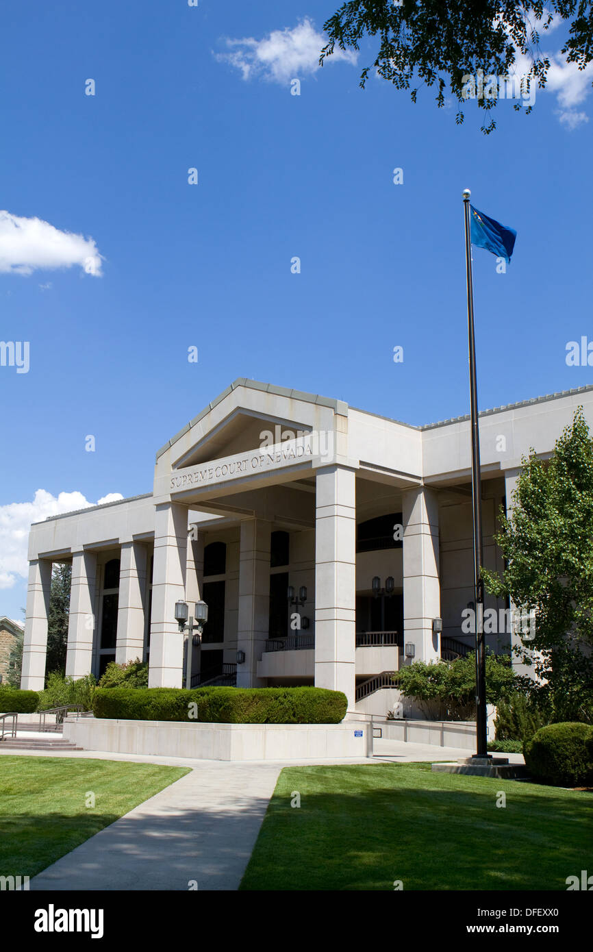 Supreme Court of Nevada building in Carson City, NV Stock Photo - Alamy