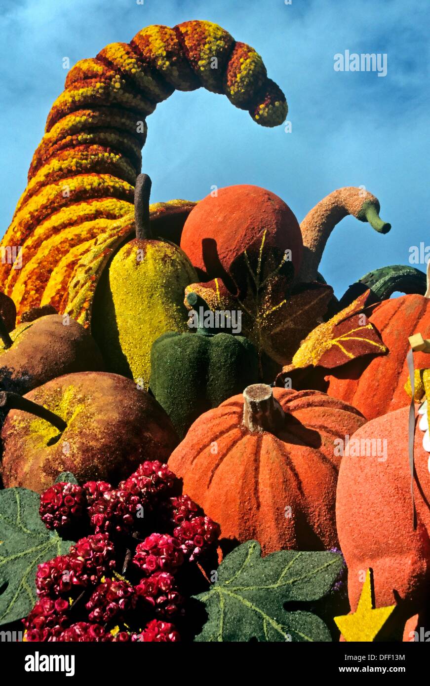 2010 Rose Parade float detail presented by Kaiser Permanente Titled