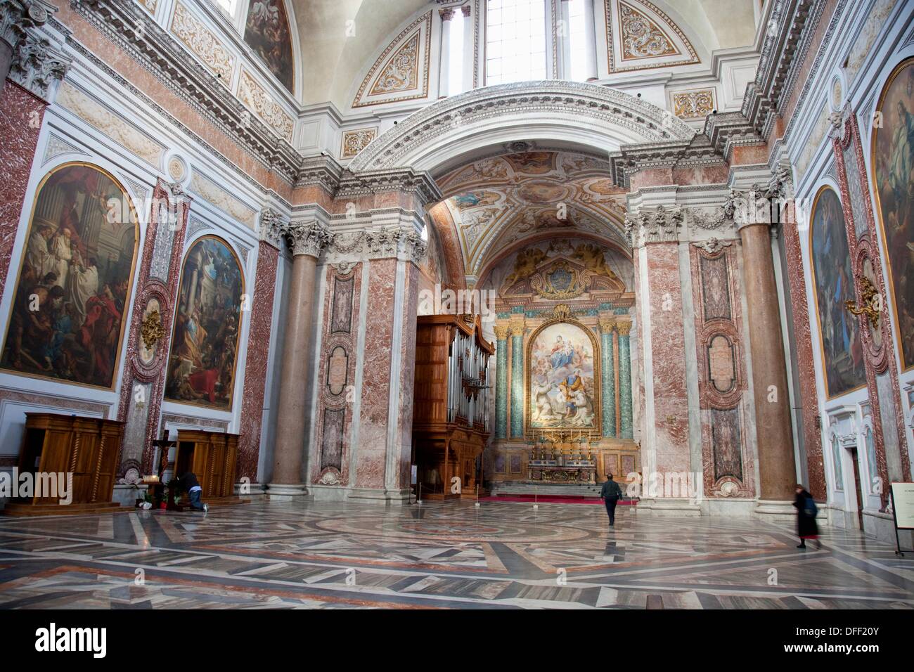 St. mary of the Angels and the Martyrs church, famous also for its meridian line, Rome, Lazio