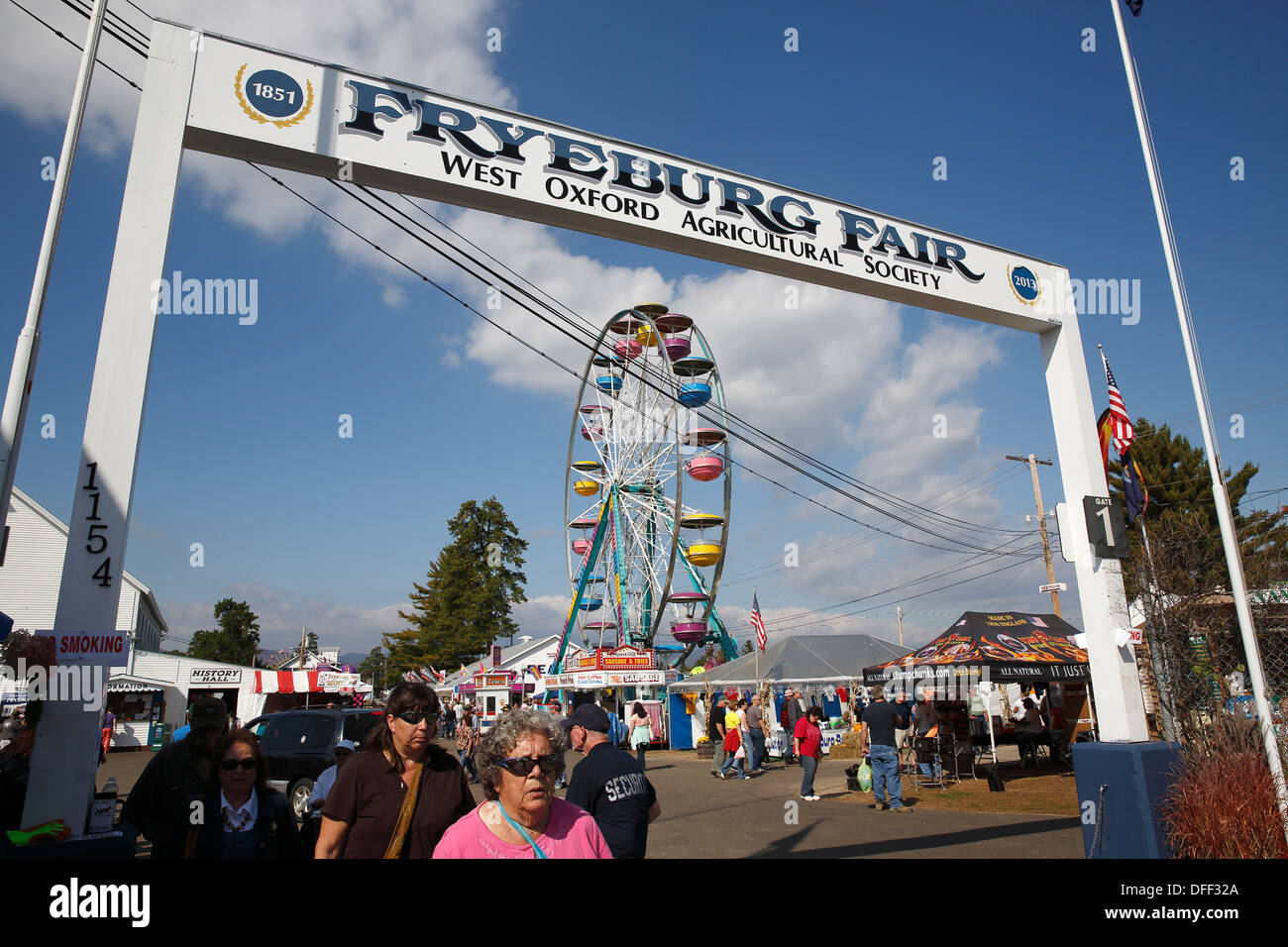 Fryeburg Fair, Fryeburg, Maine, USA Stock Photo