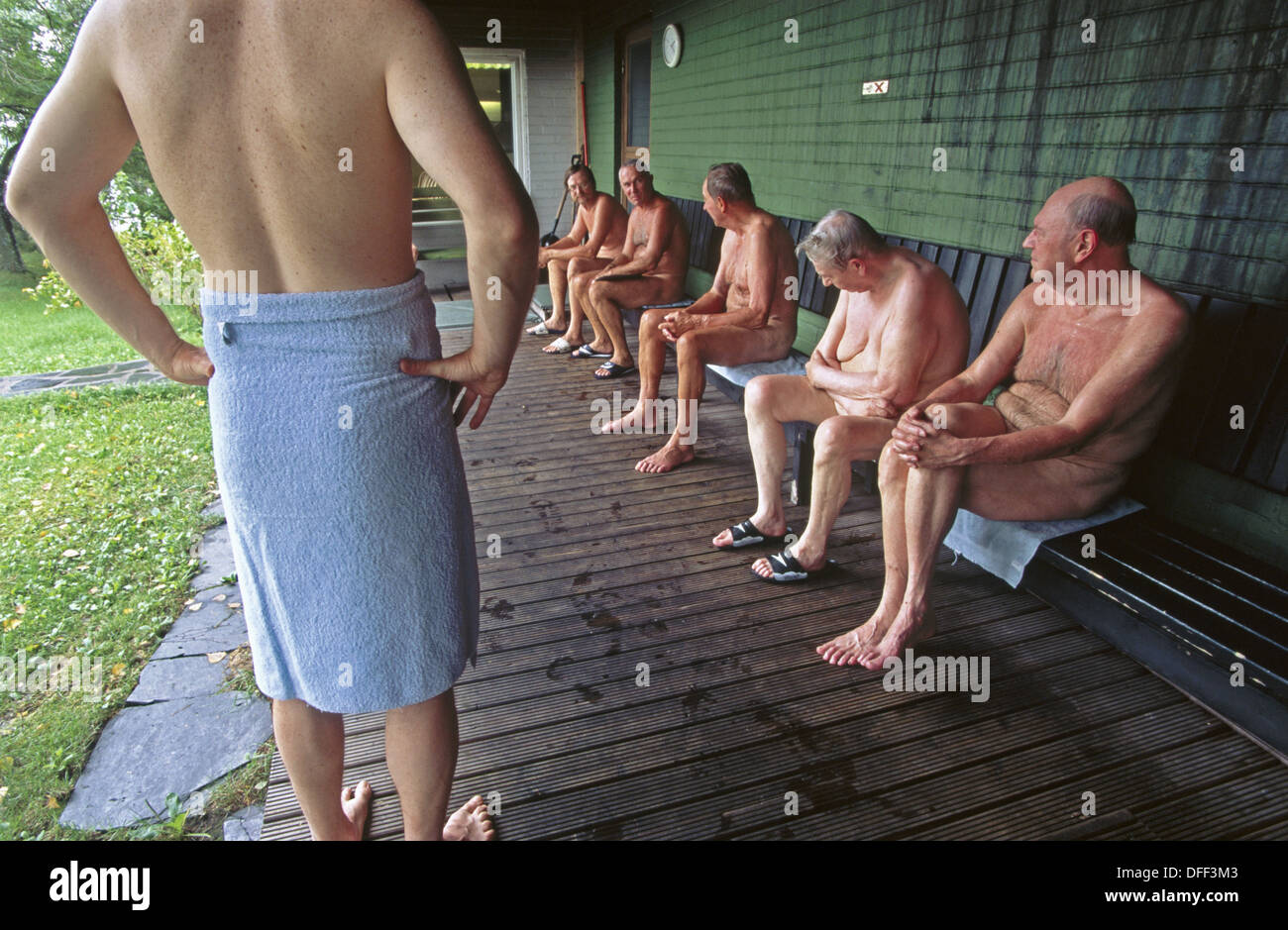 Finnish Sauna. Helsinki. Stock Photo Alamy