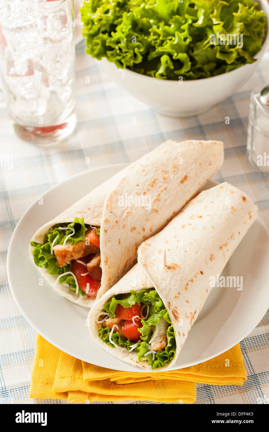 Download Chicken Wrap High Resolution Stock Photography And Images Alamy PSD Mockup Templates