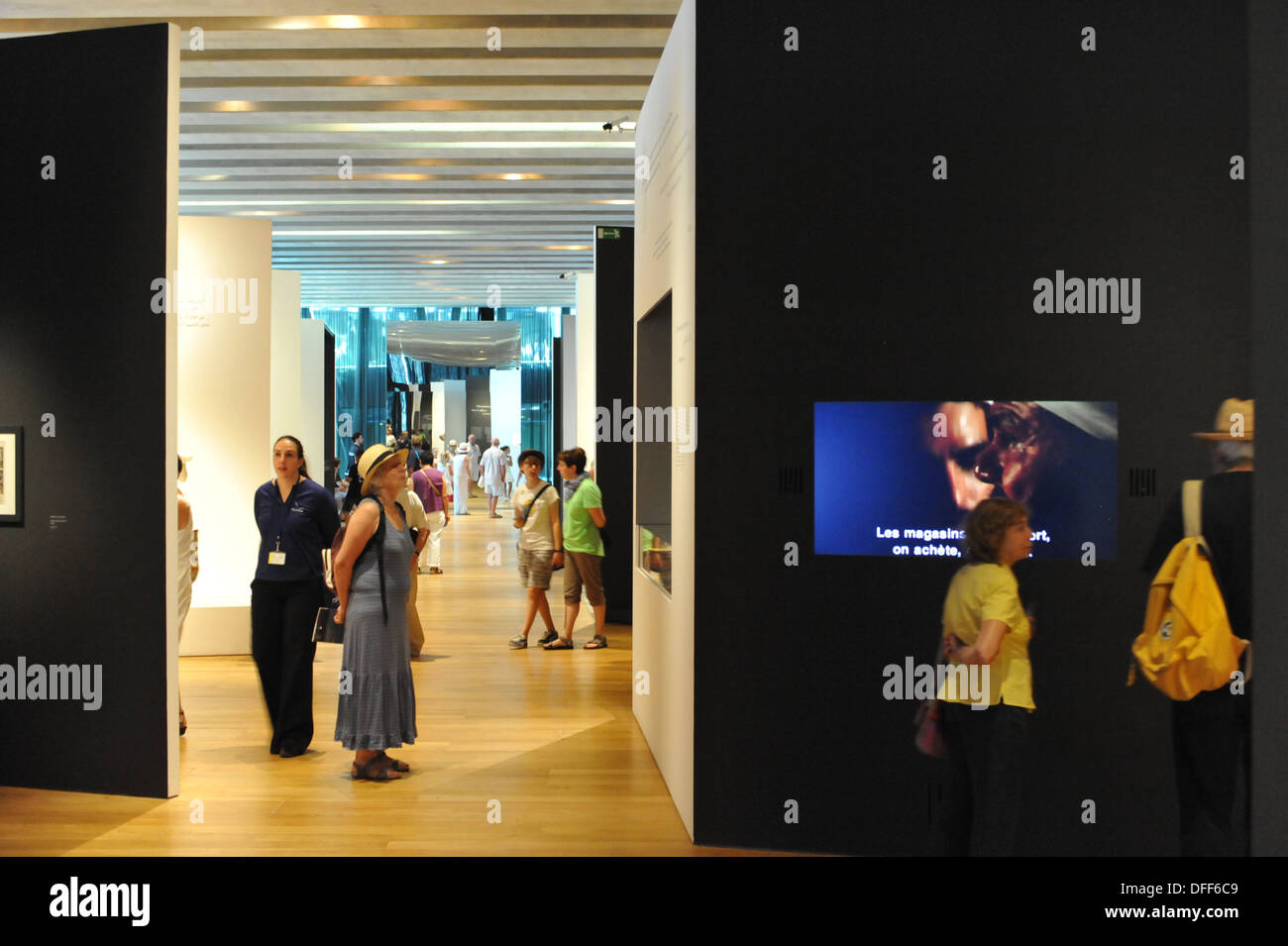 Exhibition in the MuCEM Marseille, France. Press use only. Stock Photo