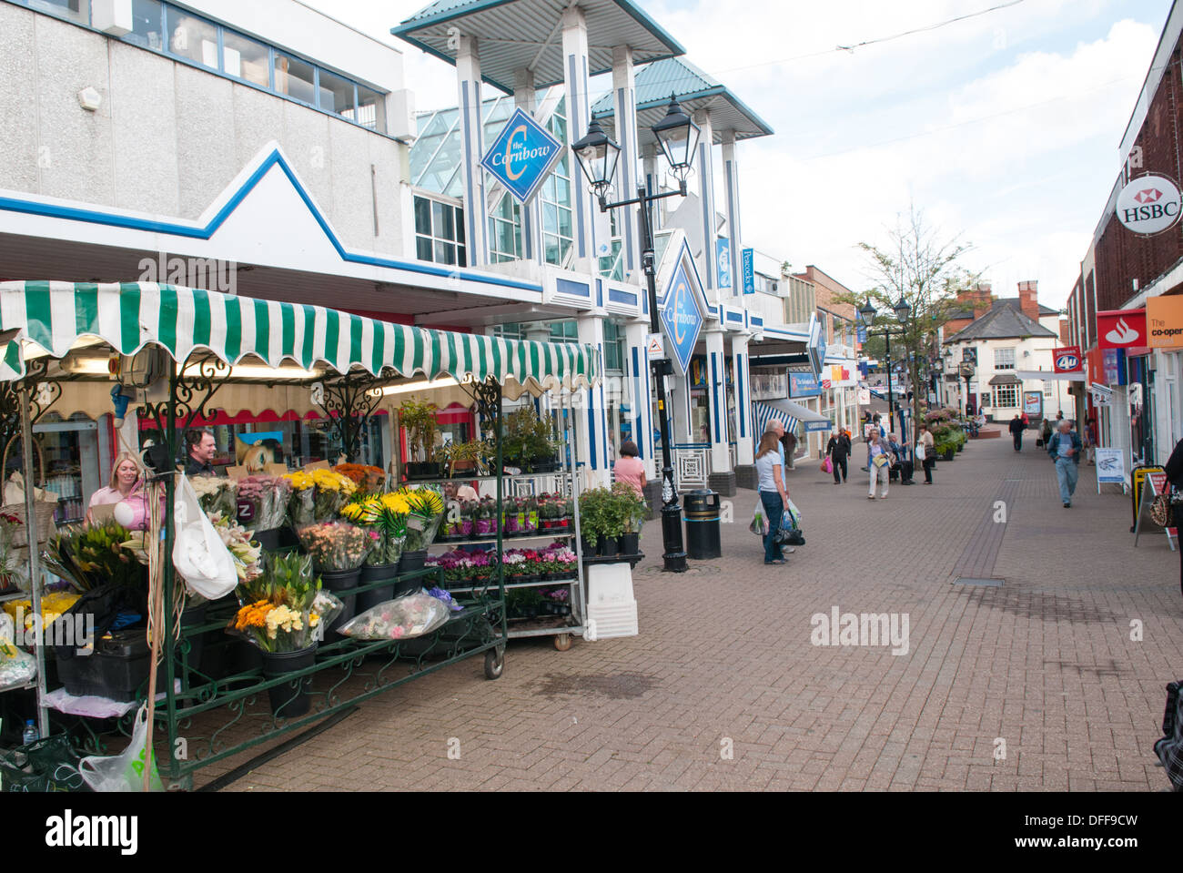 Views of Halesowen town centre and the Cornbow Shopping Centre, in the