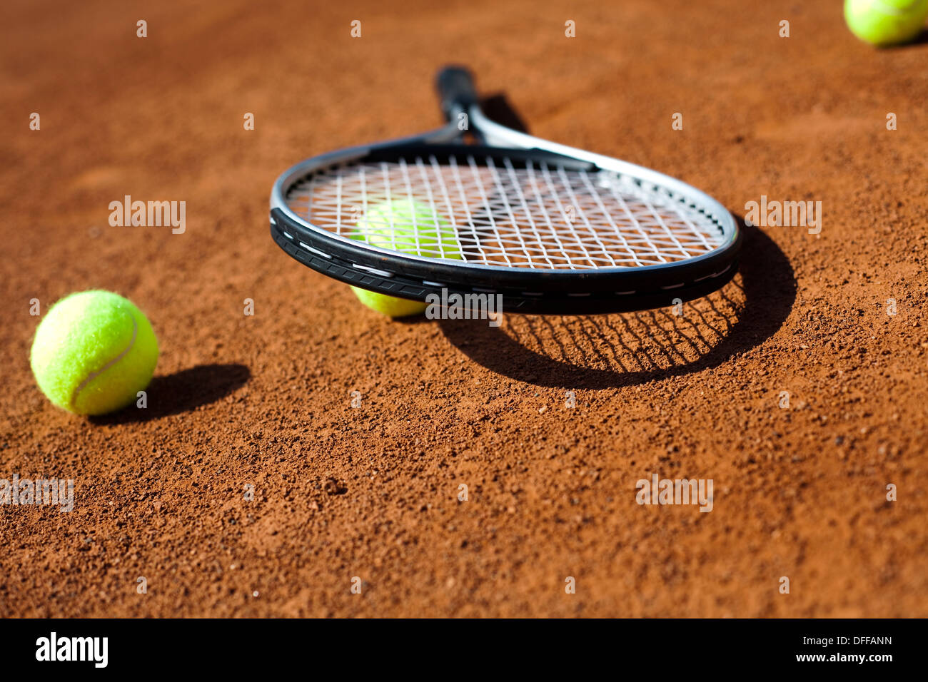 Tennis racket with tennis ball Stock Photo - Alamy