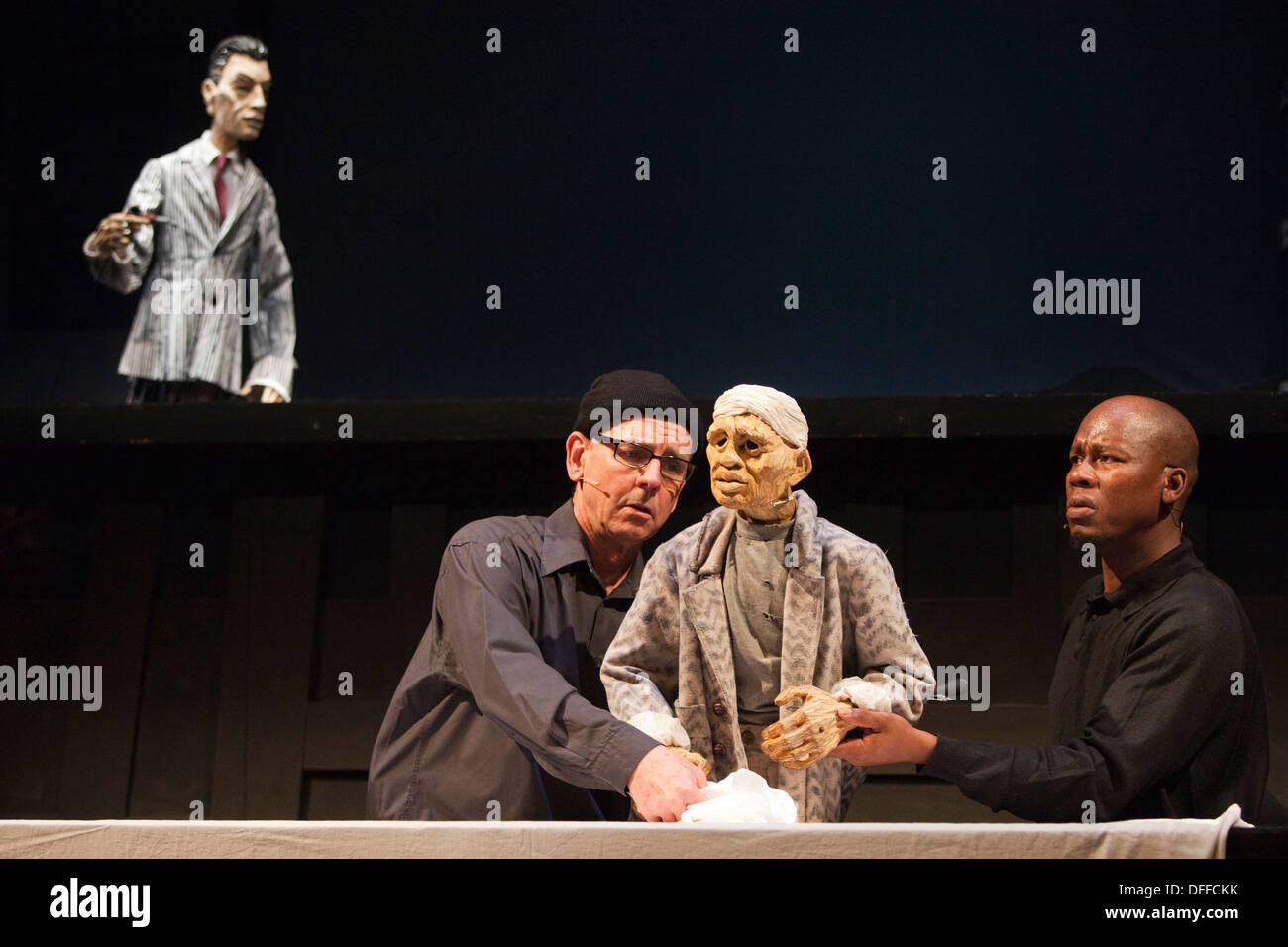 Woyzeck on the Highveld' by the Handspring Puppet Company, Barbican, London Stock Photo