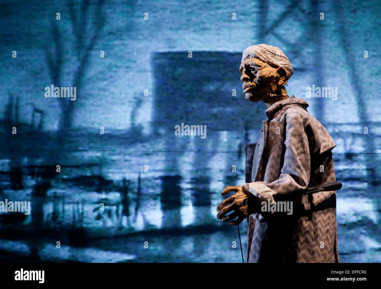 Woyzeck on the Highveld' by the Handspring Puppet Company, Barbican, London Stock Photo