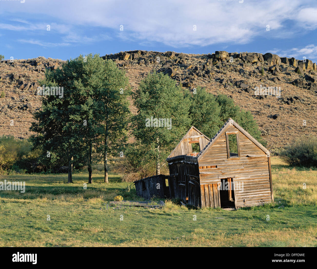 Homestead. Ranch. Crook County. Oregon. USA Stock Photo Alamy