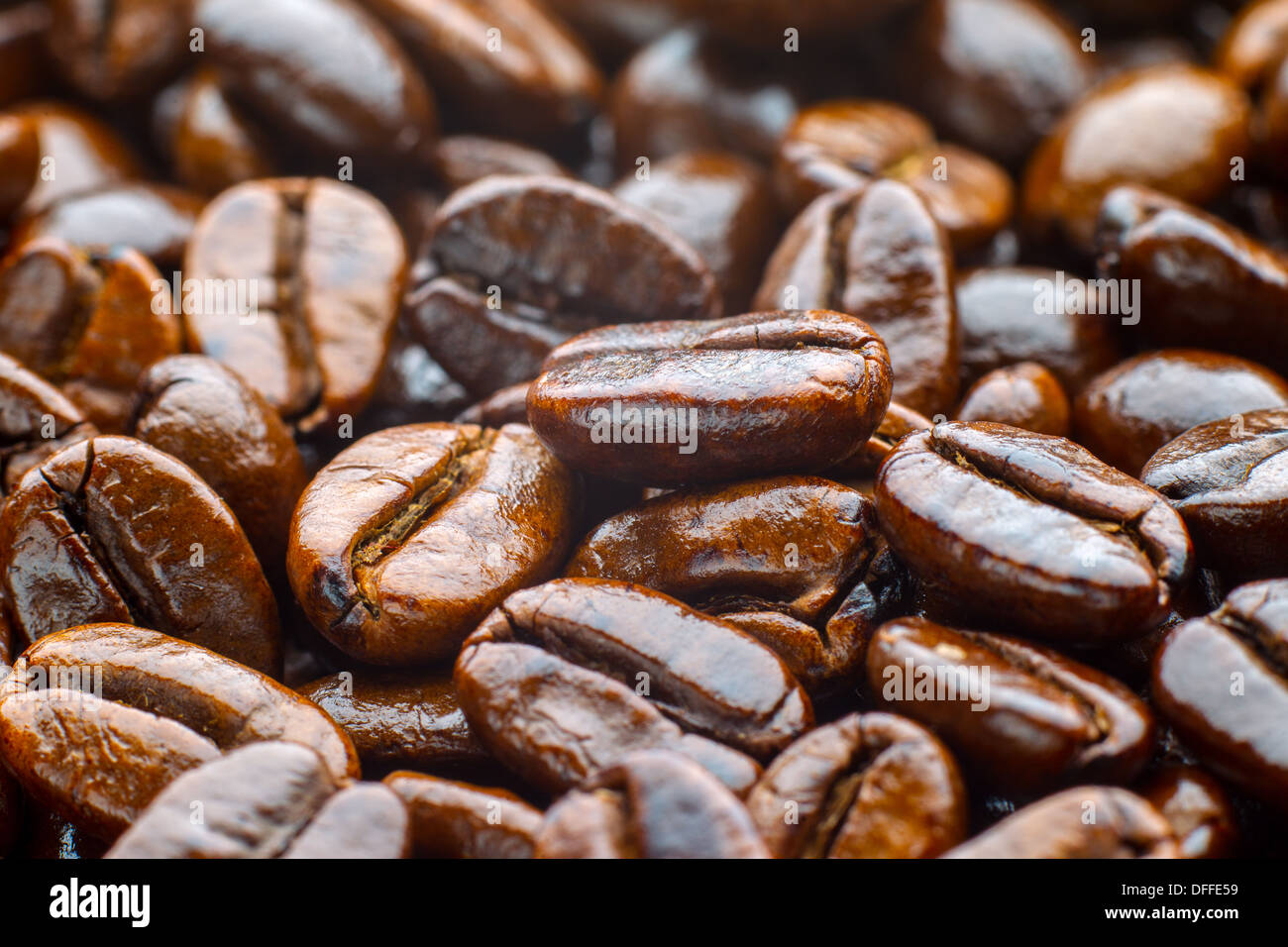 roasted coffee beans arabica Stock Photo - Alamy