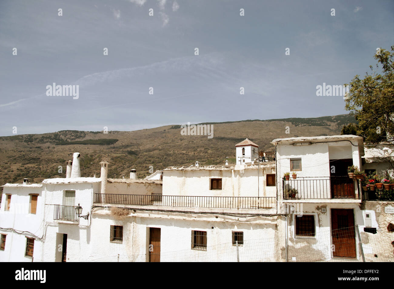 Typical houses. Alpujarras Mountains area, Granada province. Spain
