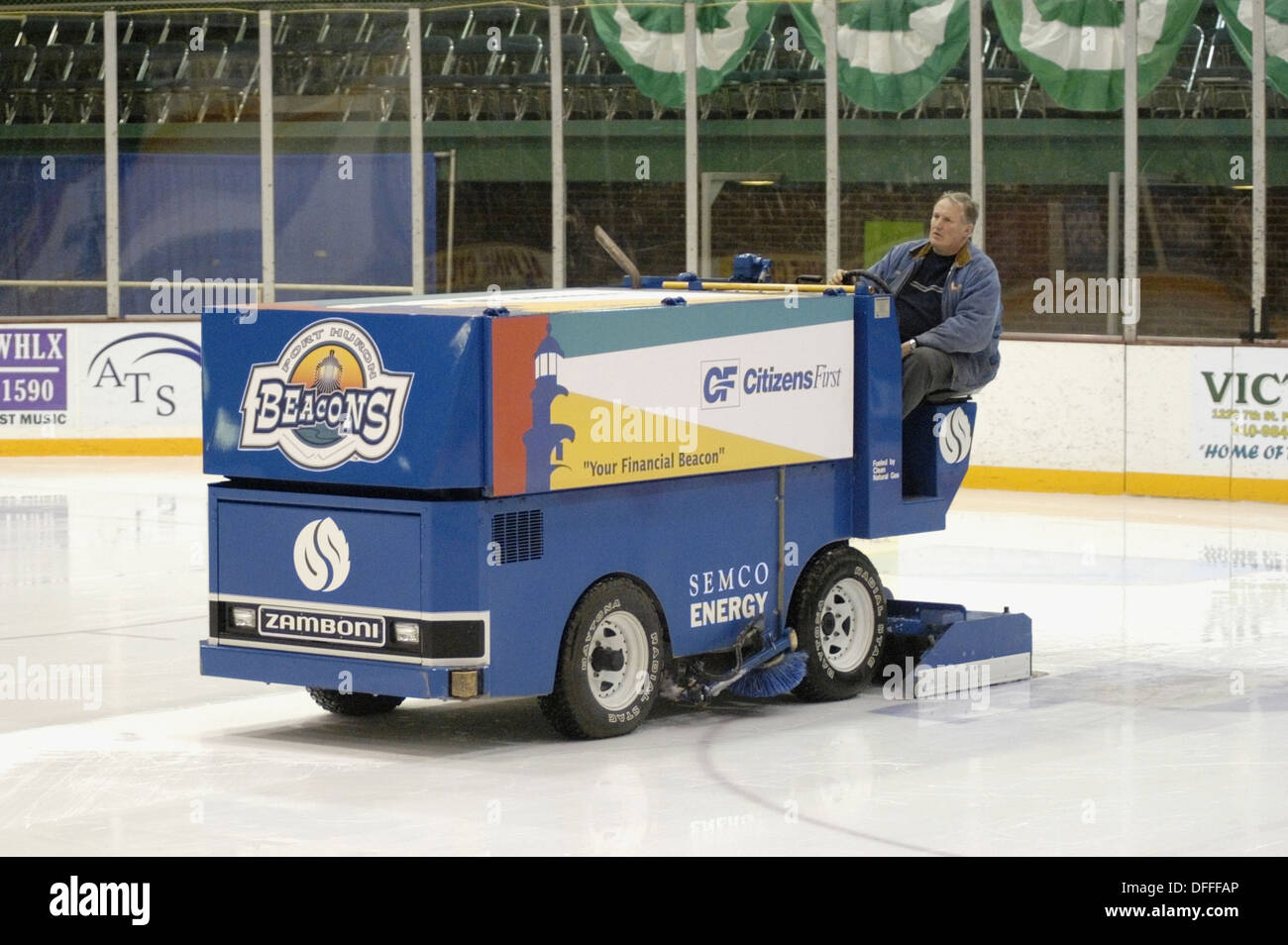 Ice hockey zamboni hires stock photography and images Alamy