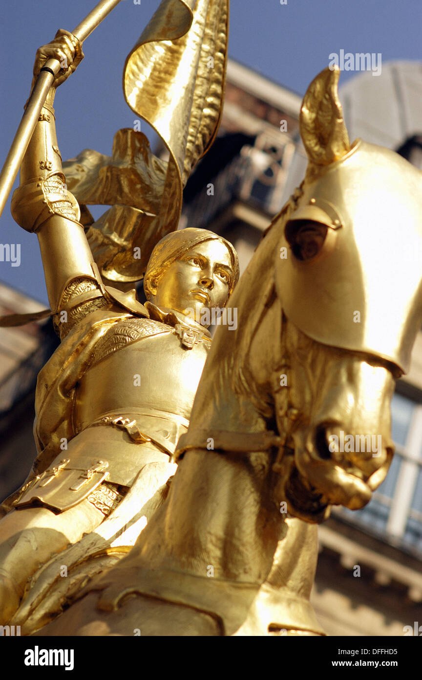 Statue of Joan of Arc. Paris. France Stock Photo Alamy