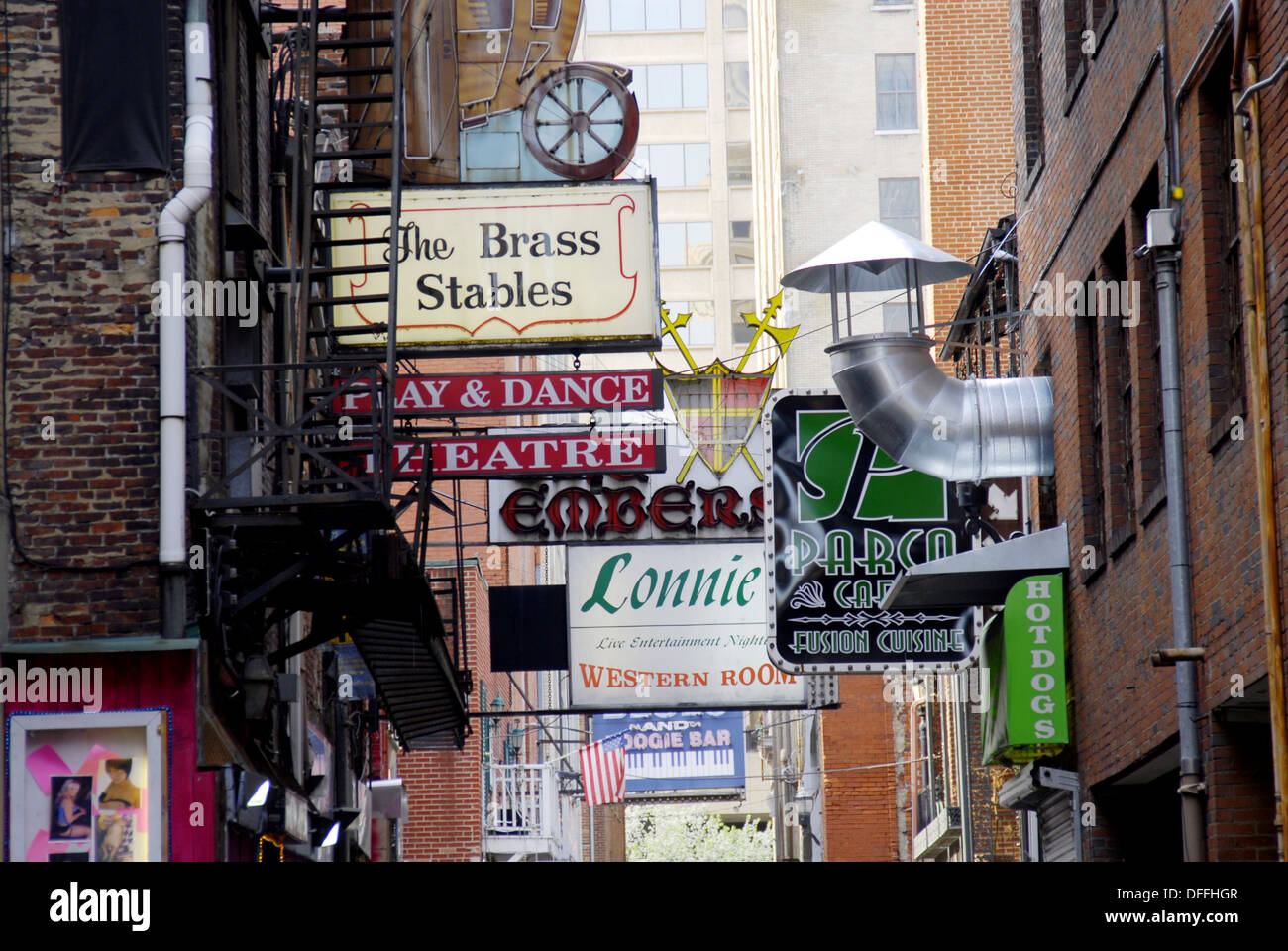 Printers alley nashville hires stock photography and images Alamy