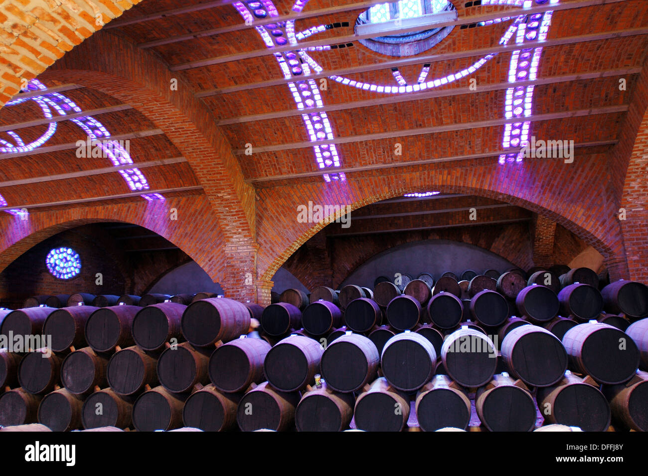 Factory of the famous Tequila Corralejo, Penjamo, Guanajuato, Mexico