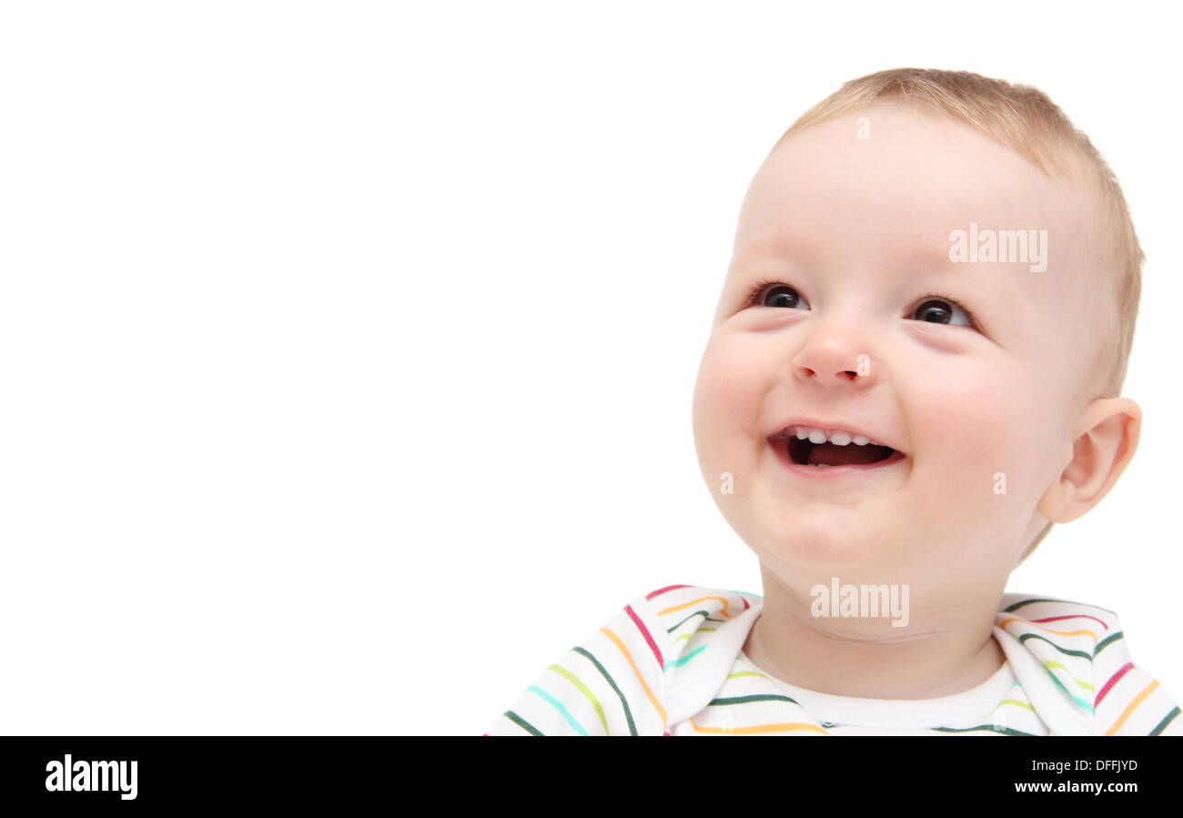 beautiful smiling baby Stock Photo