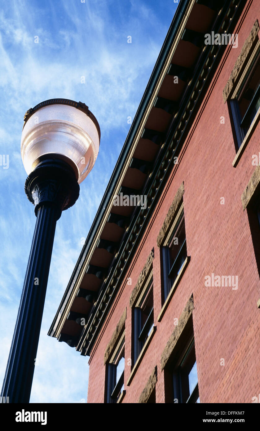 Historic Drumheller Building (back side) in downtown Walla Walla
