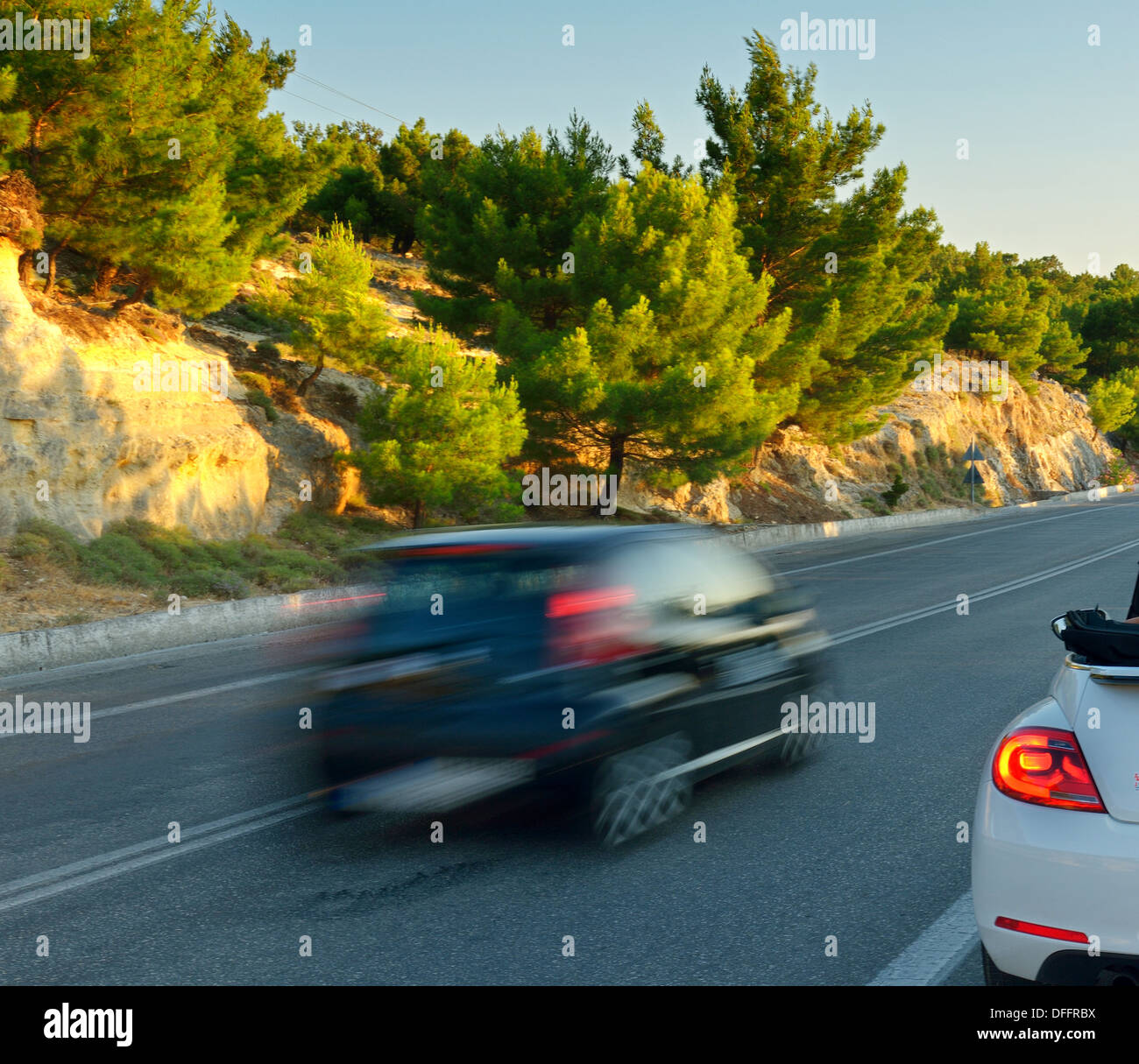 Mountains car travel. Stock Photo