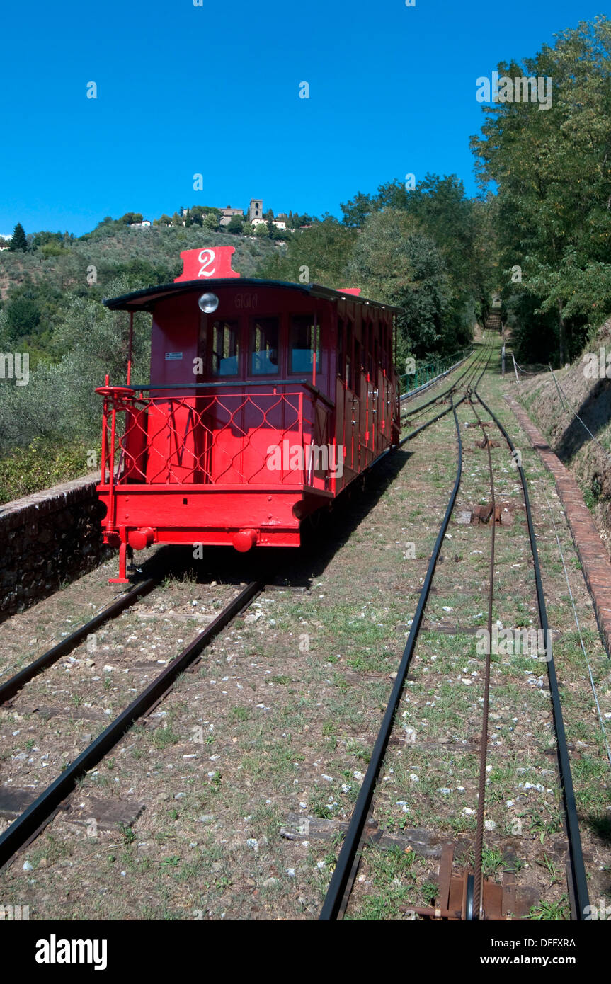 Italy, Tuscany, Montecatini Terme, Funicular Railway Stock Photo - Alamy