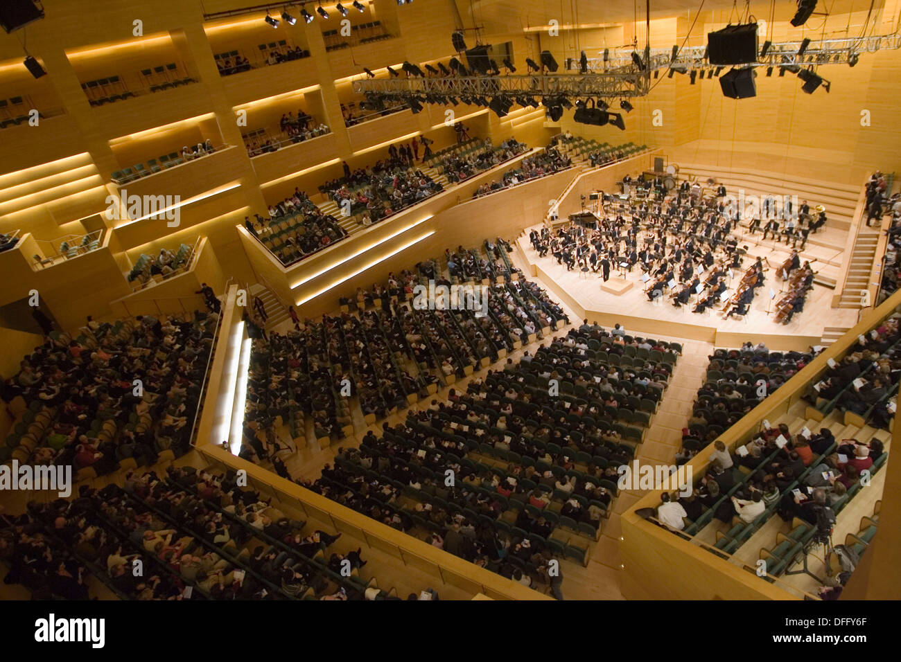 L´Auditori (auditorium). Barcelona. Catalonia, Spain Stock Photo Alamy