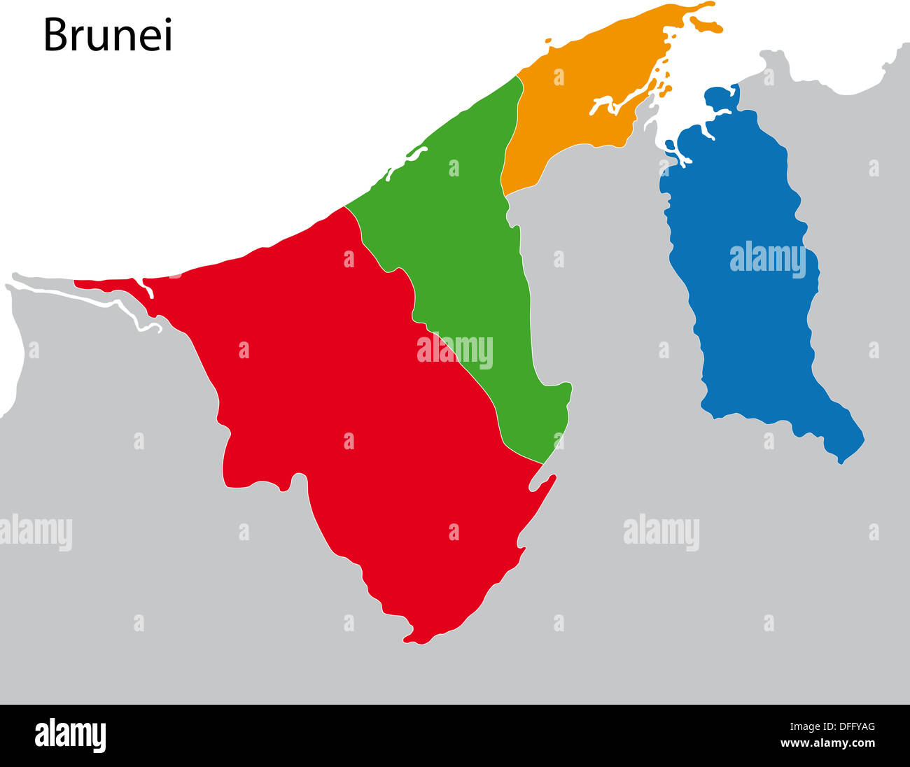 Brunei border hi-res stock photography and images - Alamy