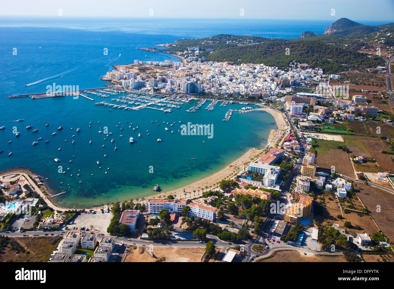 Sant Antoni de Portmany  Ibiza  Balearic Islands  Spain Stock Photo