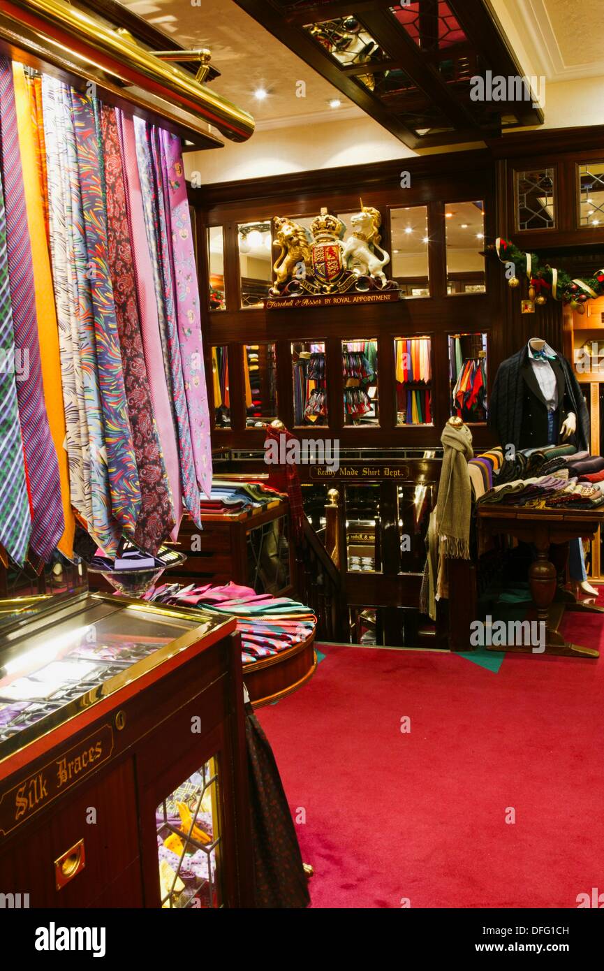 Turnbull and Asser, shirtmakers Shop 1885 Jermyn Street Piccadilly