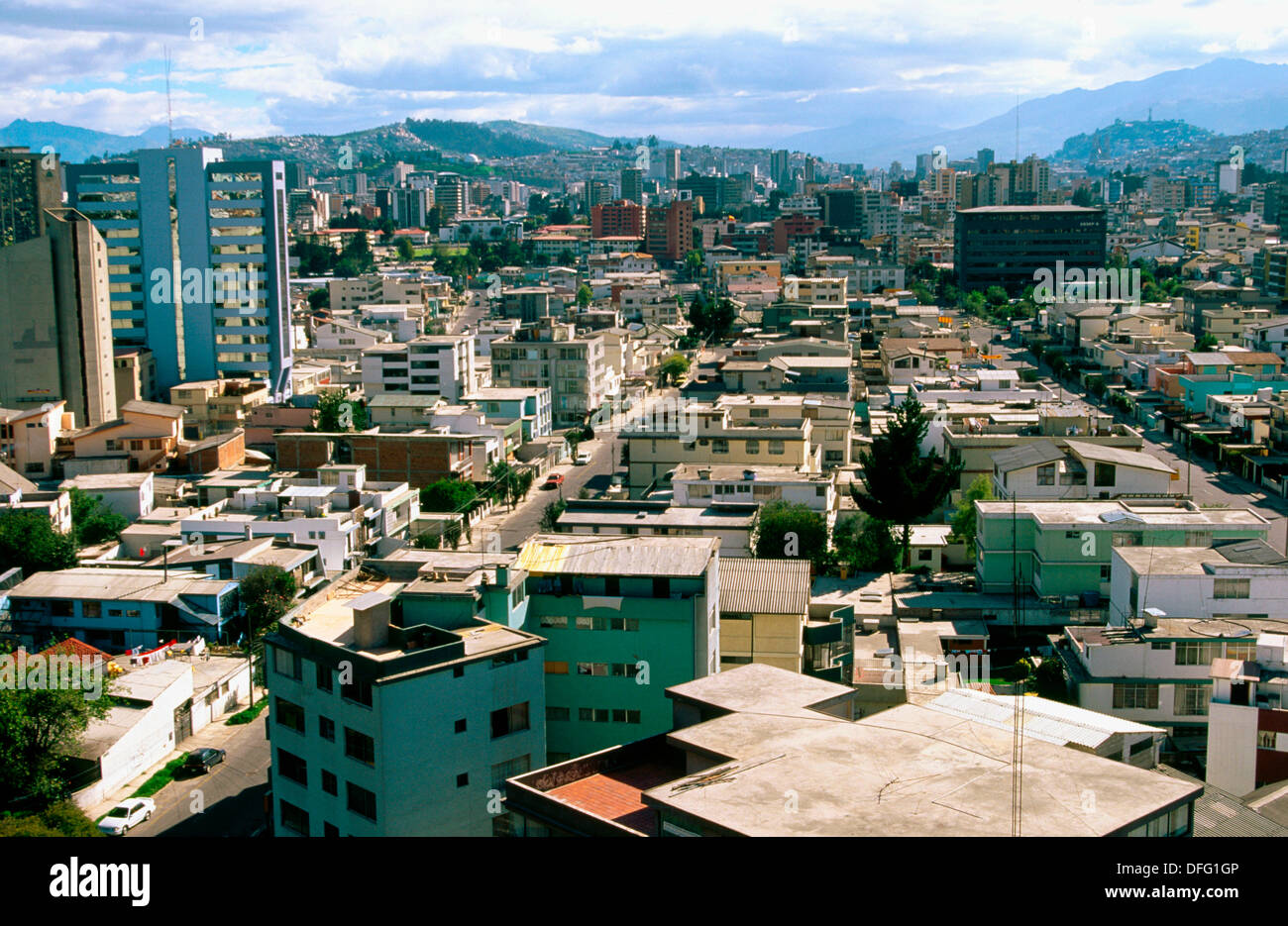 Downtown Quito. Ecuador Stock Photo Alamy