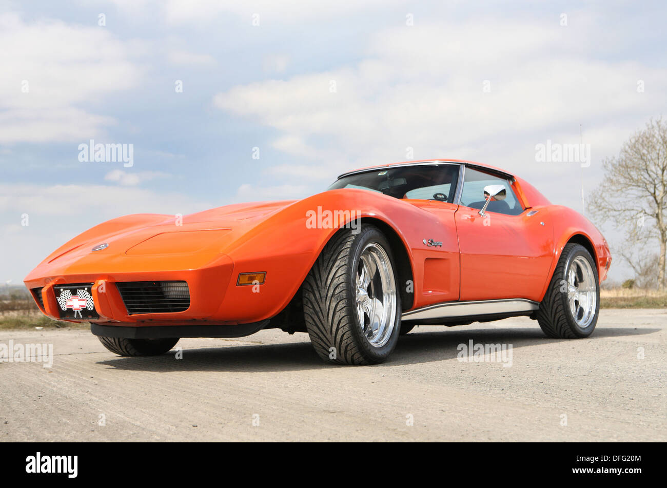 Corvette coupe sports car Stock Photo Alamy