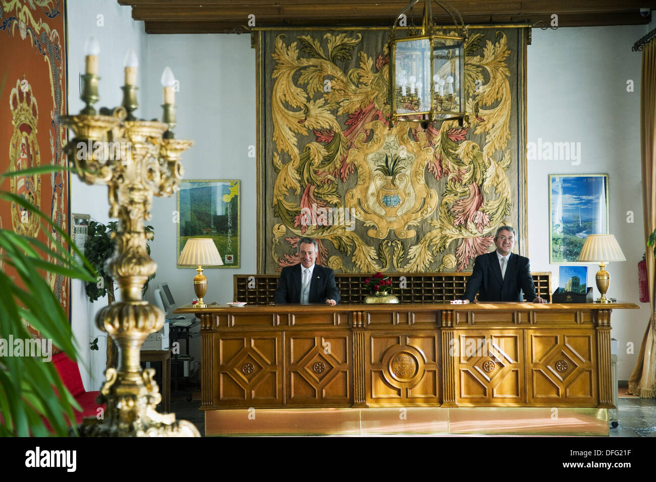 Hotel de la Reconquista, Oviedo. Asturias, Spain Stock ...