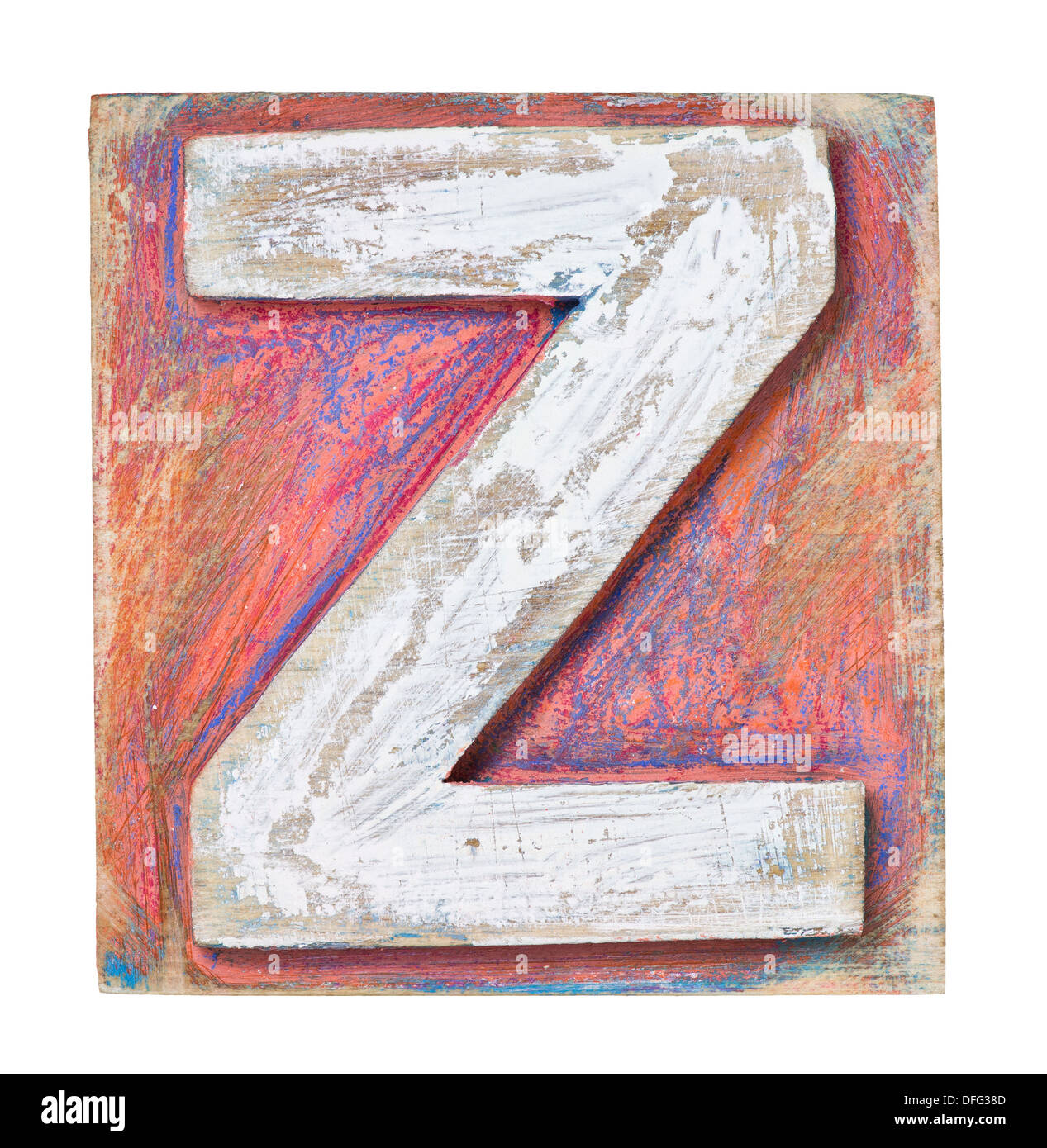 Wooden alphabet block, letter Z Stock Photo Alamy