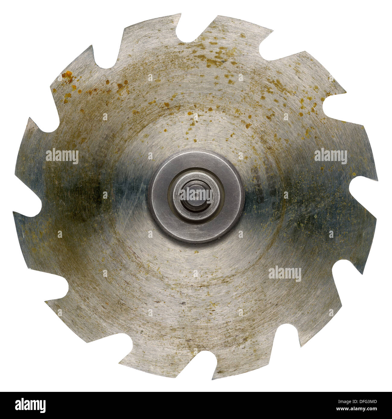 Old rusty circular saw blade Stock Photo Alamy
