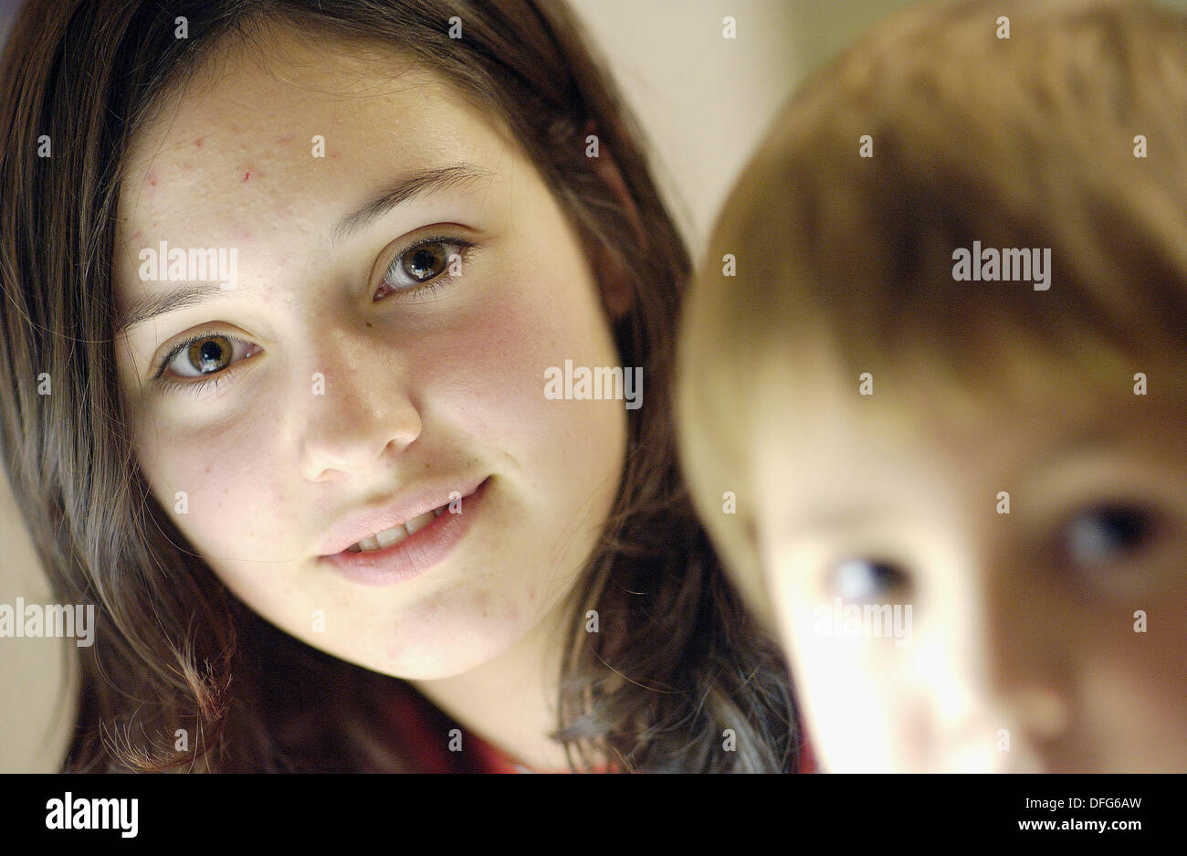 6 year old boy headshot hi-res stock photography and images - Alamy