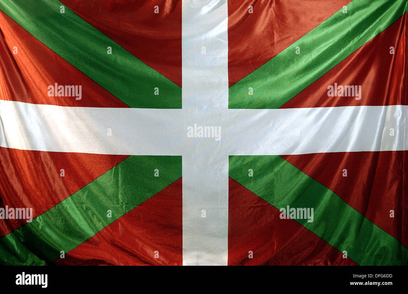 Ikurriña´, Basque country flag Stock Photo - Alamy