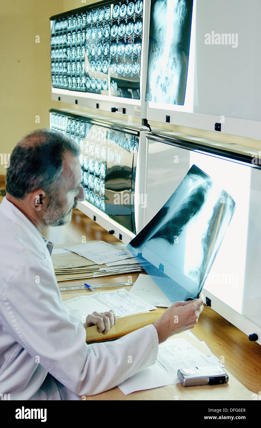 Medical imaging for diagnosis at hospital Stock Photo Alamy