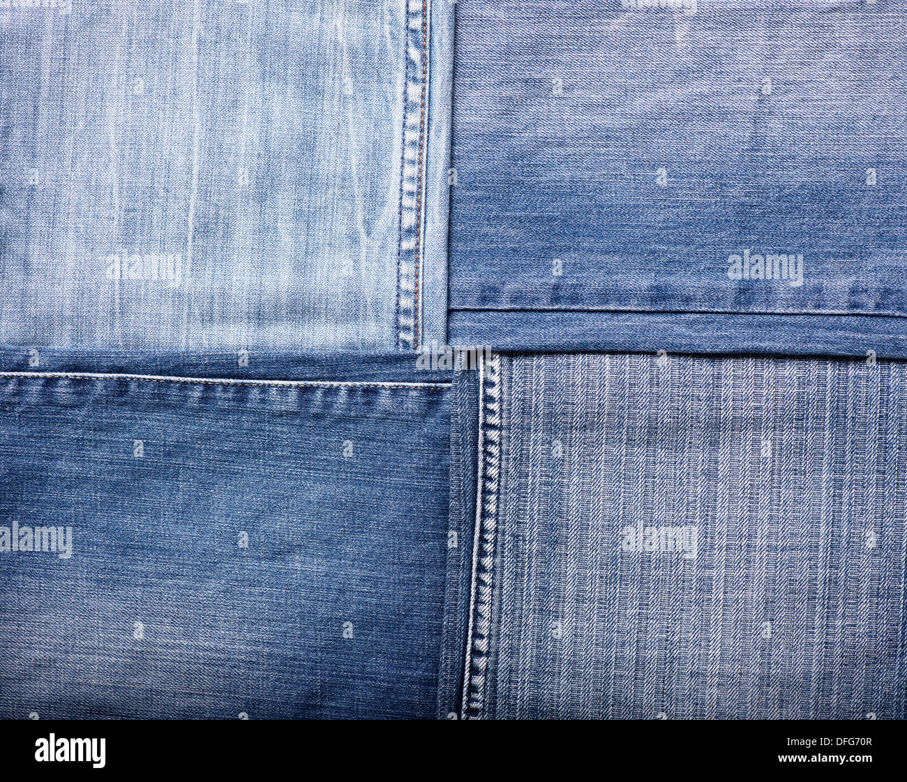 Blue denim jeans texture, background Stock Photo - Alamy