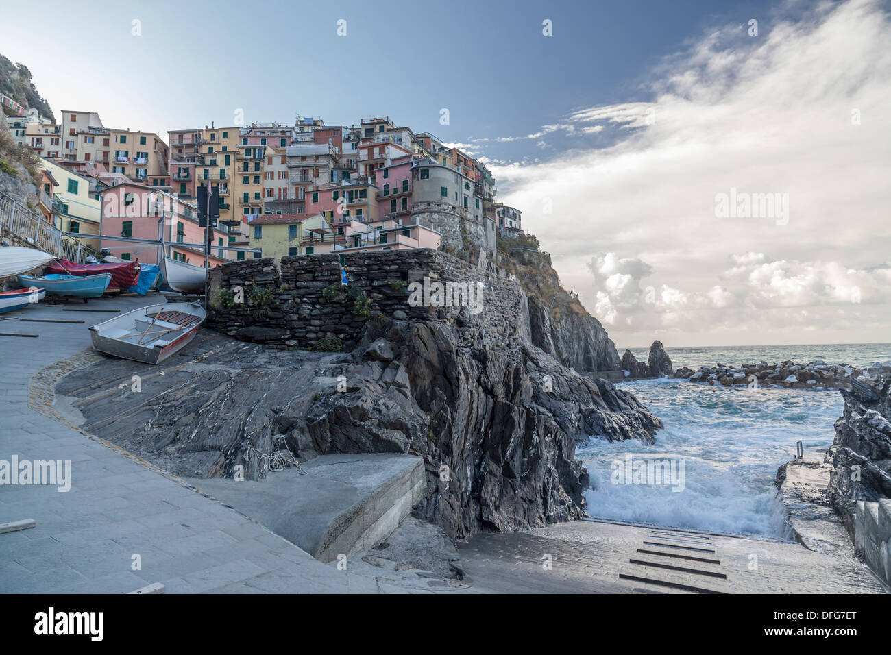 Manarola,Province La Spezia,Cinque Terre,Liguria,Italy Stock Photo Alamy