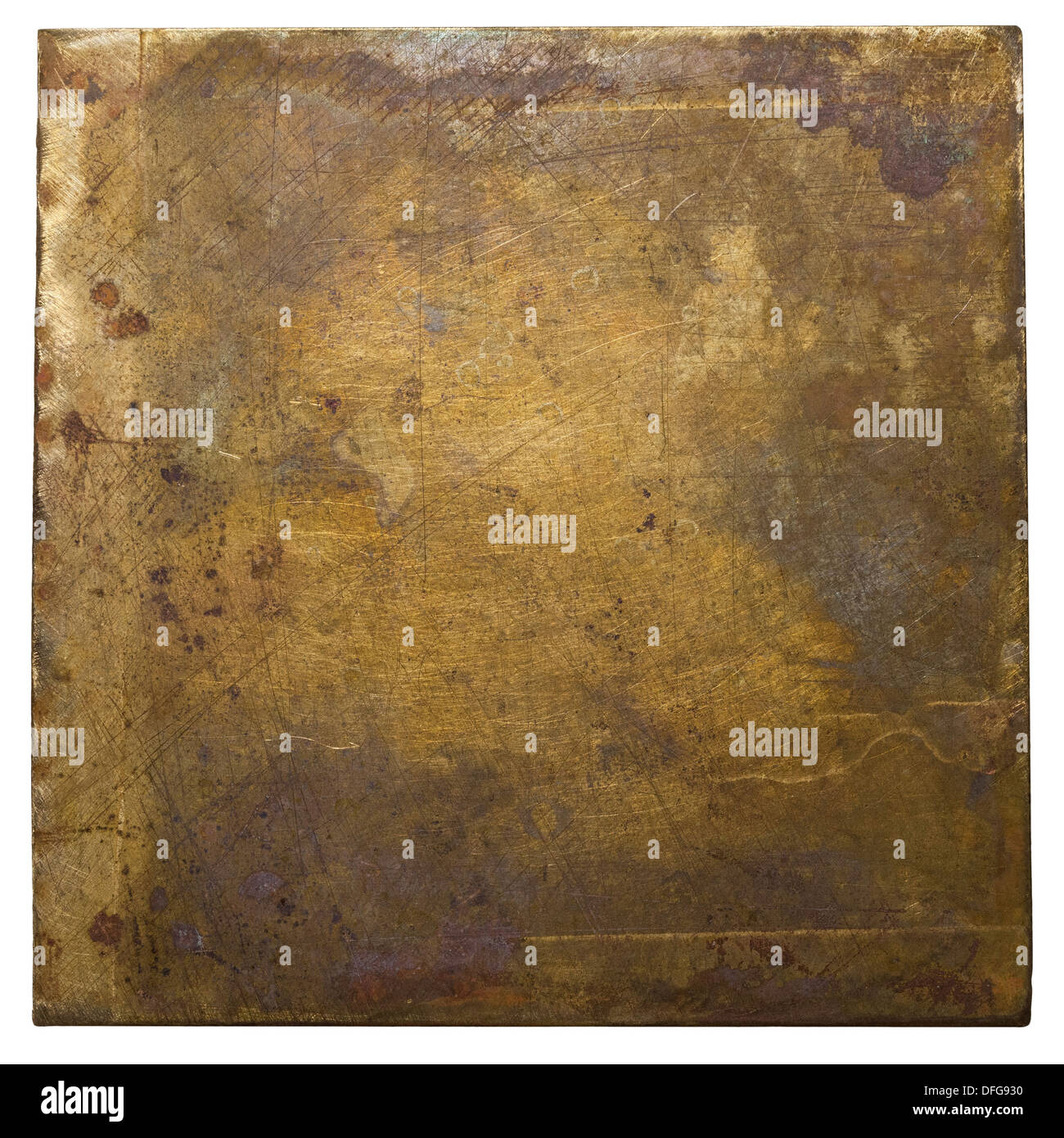 Brass plate texture, old metal background Stock Photo Alamy