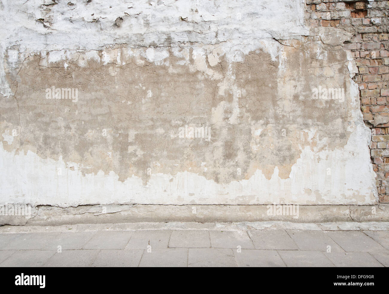 Aged street wall background, texture Stock Photo - Alamy