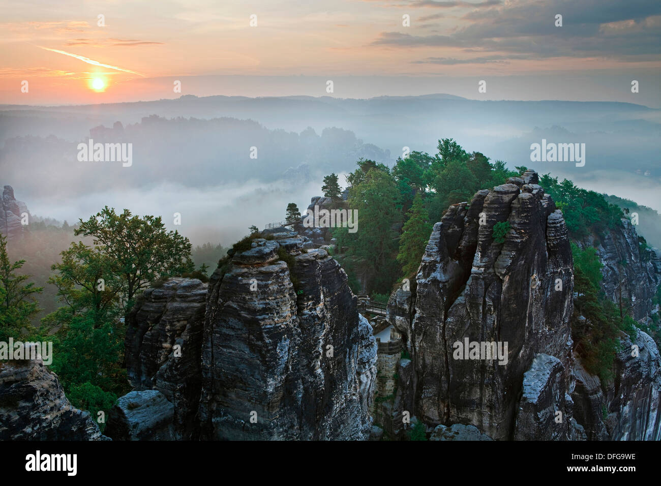 Sunrise view rock formation hi-res stock photography and images - Alamy